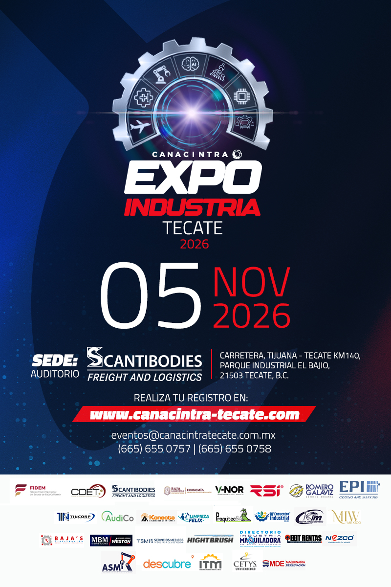 Flyer de Expo Industria Tecate 2026